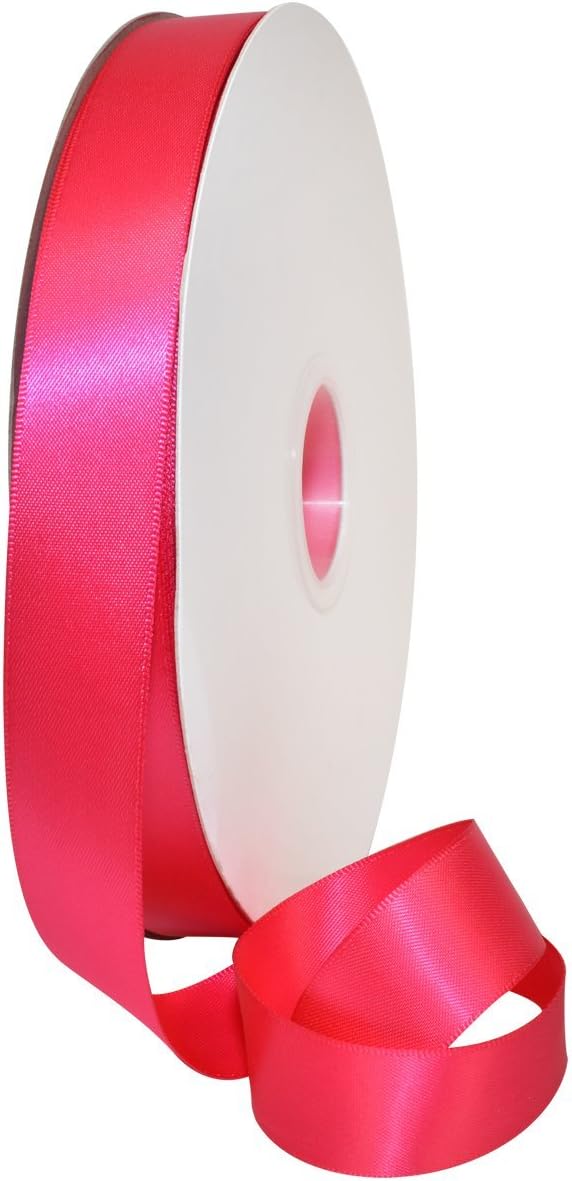 Rosy Mauve Double Face Satin Ribbon 3/8" x 100 YD - Perfect for Gift Wrapping, Crafts & Weddings