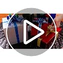 60 Inch Navy Blue Sequin Christmas Tree Skirt - Luxurious Holiday Decor, Easy Setup with Hook & Loop