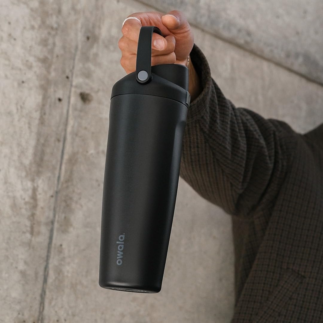 Owala FreeSip Sway 30oz Insulated Stainless Steel Water Bottle - Two-Way Spout & Built-In Straw, BPA Free