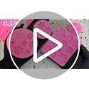 Eiyisem 7-Piece Snowflake Fondant Molds Set — Pink Silicone Cake Decorating & Candy Mliers