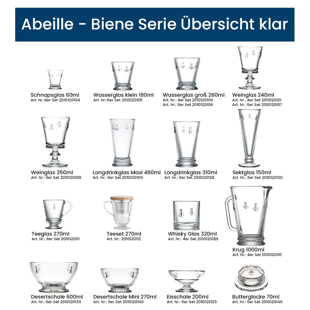 La Rochere Bee 18cm Jug with 1L Capacity