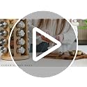 Orii 20 Jar Bamboo Spice Rack with Spices & Free Refill Program