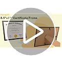 YixangDD 20 Pack 8.5 x 11 Certificate Frames Black College Diploma Display