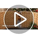 24 Inch Woven Christmas Tree Collar, Water Hyacinth, Natural