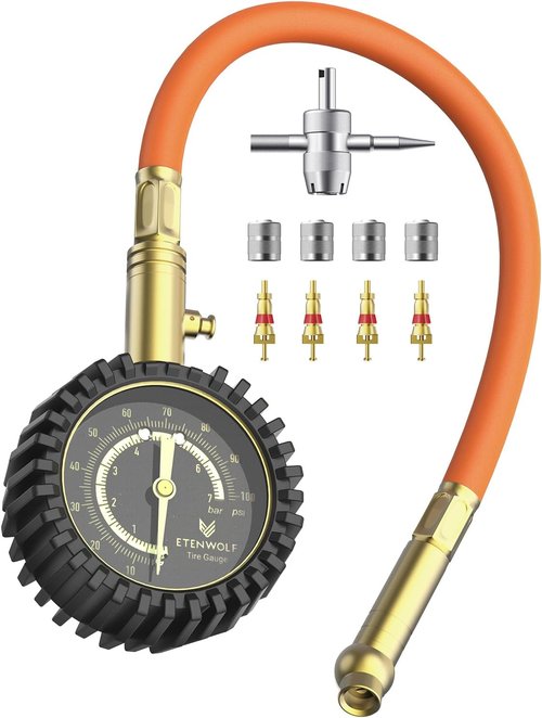 ETENWOLF AIR 3 Air Pump - G200 Pro Tire Pressure Gauge for Accurate Inflation & Monitoring