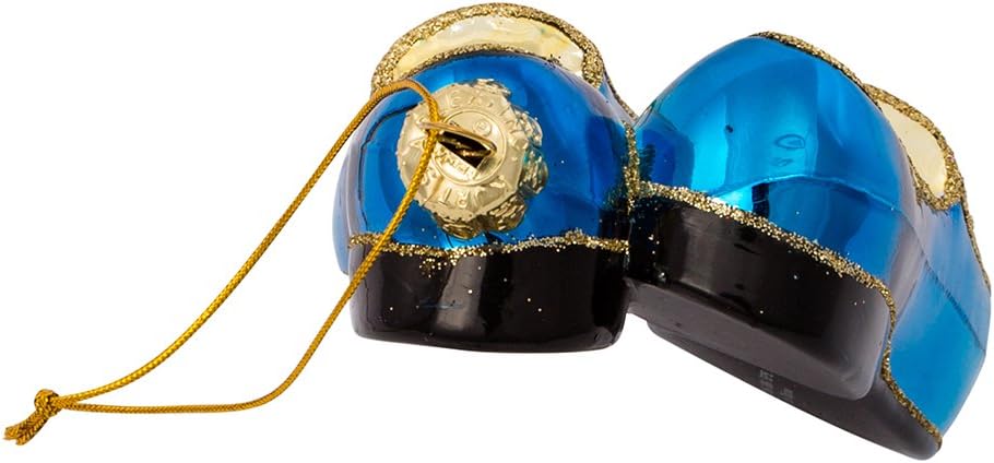 Elvis Presley Blue Suede Shoes Glass Ornament - 5-Inch Kurt Adler Collectible