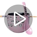 Nightmare Before Christmas Jack Emojis Ramen Bowl 20oz with Spoon & Chopsticks - Official Merch