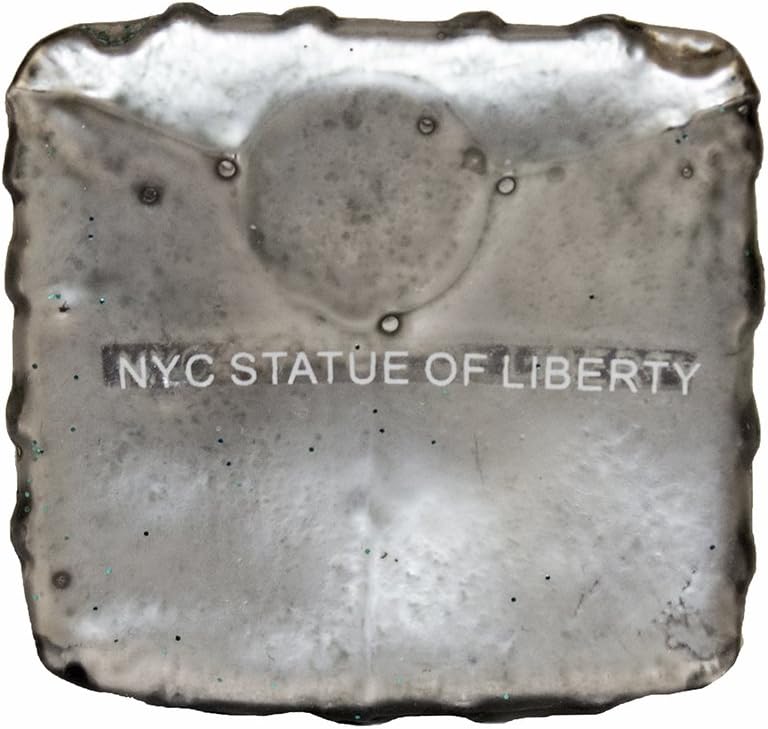 Statue of Liberty Glass Ornament - 5.5-Inch Noble Gems by Kurt Adler