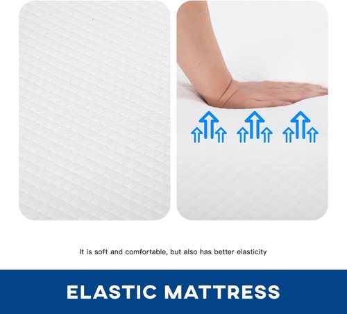FDW 12-Inch Queen Mattress - Medium Firm Gel Memory Foam | CertiPUR-US Certified | Pressure Relief & Cooling Comfort
