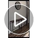 HOOBRO 2 Pack Narrow Console Tables Rustic Brown & Black - 29.5" Entryway & Sofa Tables