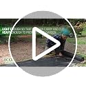 ECOgardener Premium 5oz Landscape Fabric - 3ft x 50ft Weed Barrier