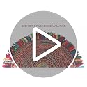 GRUHUM Natural Jute Area Rug 6ft Round Hand Woven Boho Farmhouse Decor
