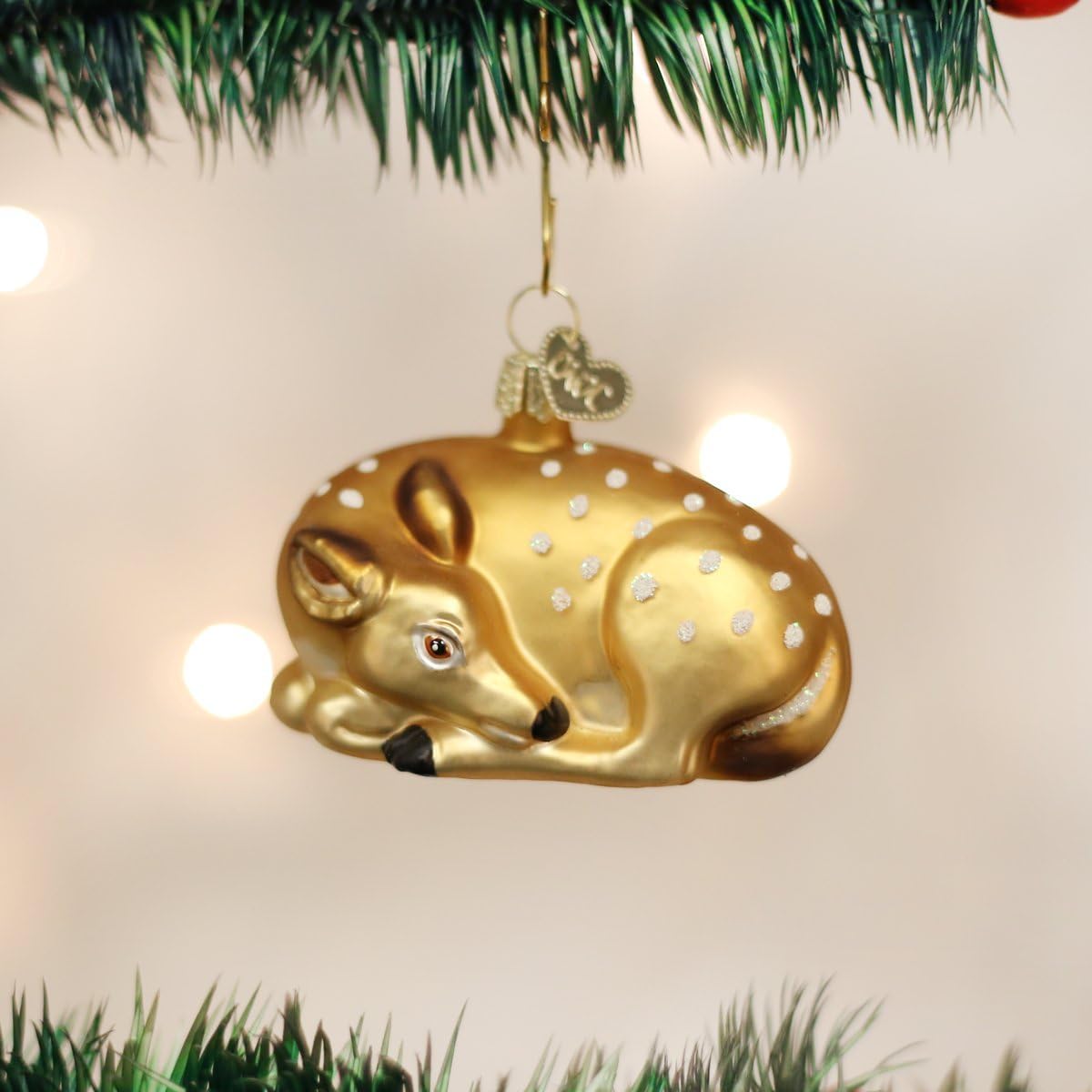 Handcrafted Badger Glass Blown Ornament - Unique Christmas Tree Decoration