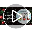 LINHARA Wiener Dog Ornament - 2-Sided Dachshund Christmas Decor, 3 Wiener Dogs