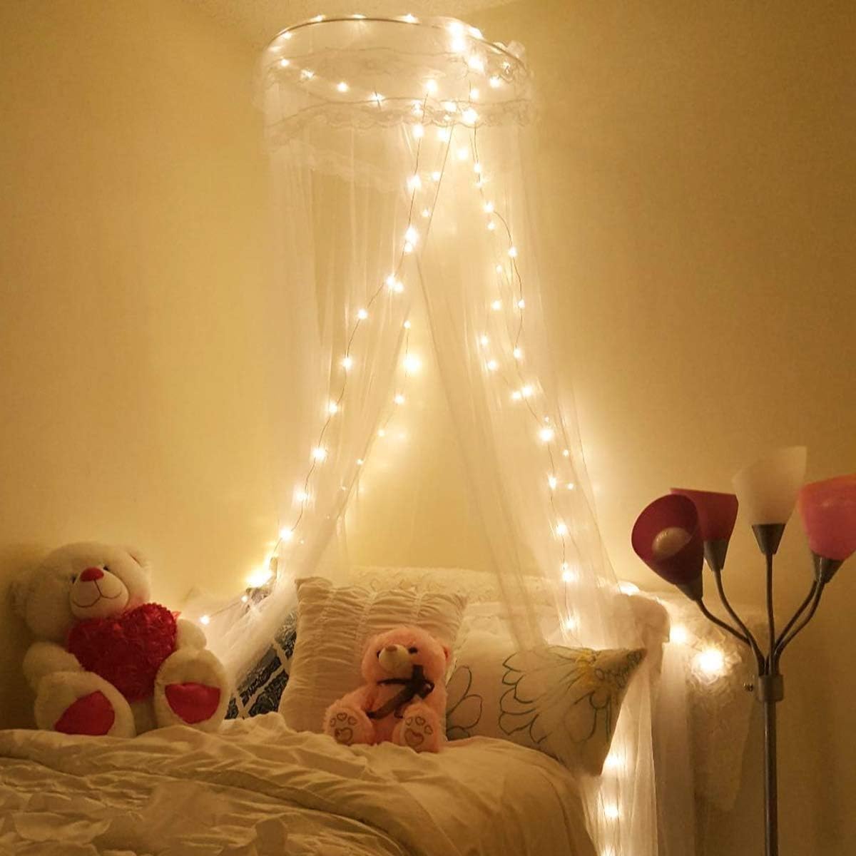 200 LED Fairy String Lights - 66 ft Warm White Waterproof Copper Wire for Indoor & Outdoor Decor