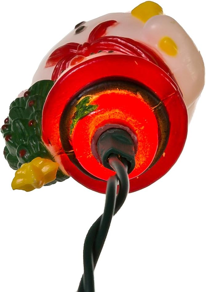 10-Light Snowman & Tree Christmas Light Set by Kurt Adler - UL Listed