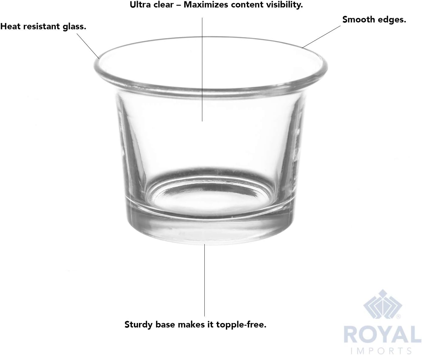 Hanging Oyster Glass Candle Holders - Set of 12 for Weddings & Home Decor