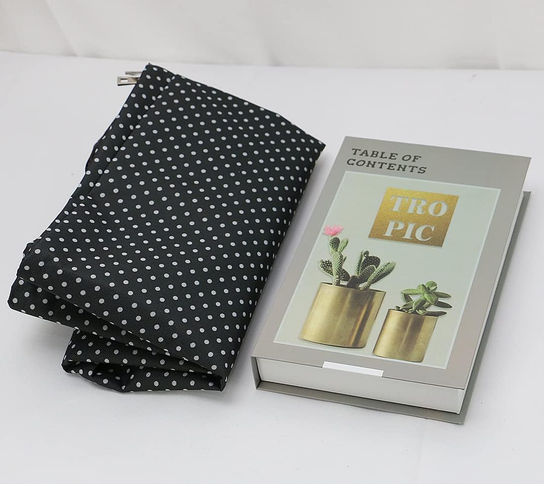 3-Side Zip Open Storage Bag for Christmas Trees & Party Ornaments - 27.5x16.5x13.8, Black Dots