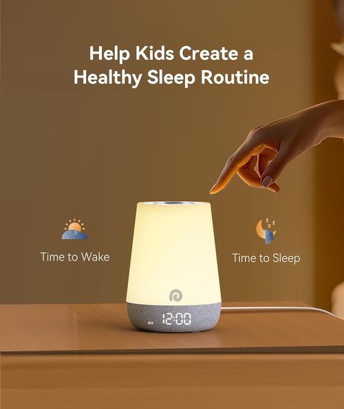 Dreamegg Sound Machine for Babies - White Noise with Night Light & App Control | 34 Soothing Sounds