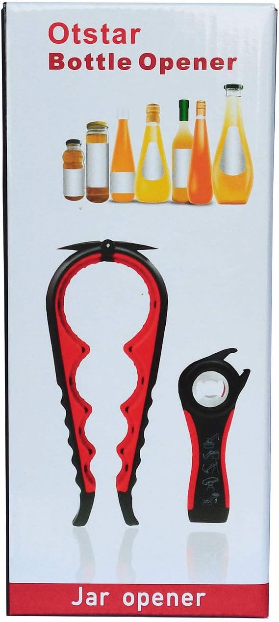 Skiennix Jar Opener - Effortless Bottle & Can Opener for Seniors | Ideal for Arthritis & Low Strength Hands