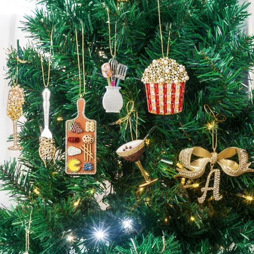 Mrchtmas Christmas Espresso Martini Ornament Brown – Gold Stem Glass