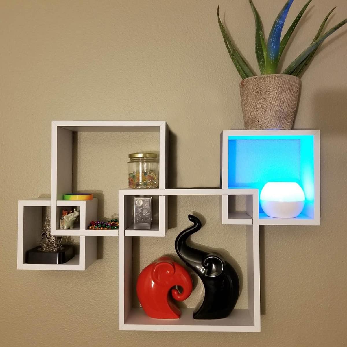 Elephant Ceramic Ornament for Home Décor | Unique Animal Figurine for Elephant Lovers