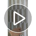 Peel and Stick Backsplash Tiles - Seamless White Beige Slate with Light Gold - 10 Sheets