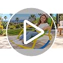 PLATPORTS Adventurer Oversized Sensory Rocking Chair for Kids Ages 5–7, Indoor & Outdoor