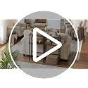 HOOBRO Rustic Brown & Black Narrow Console Table 15.7" Entryway Storage