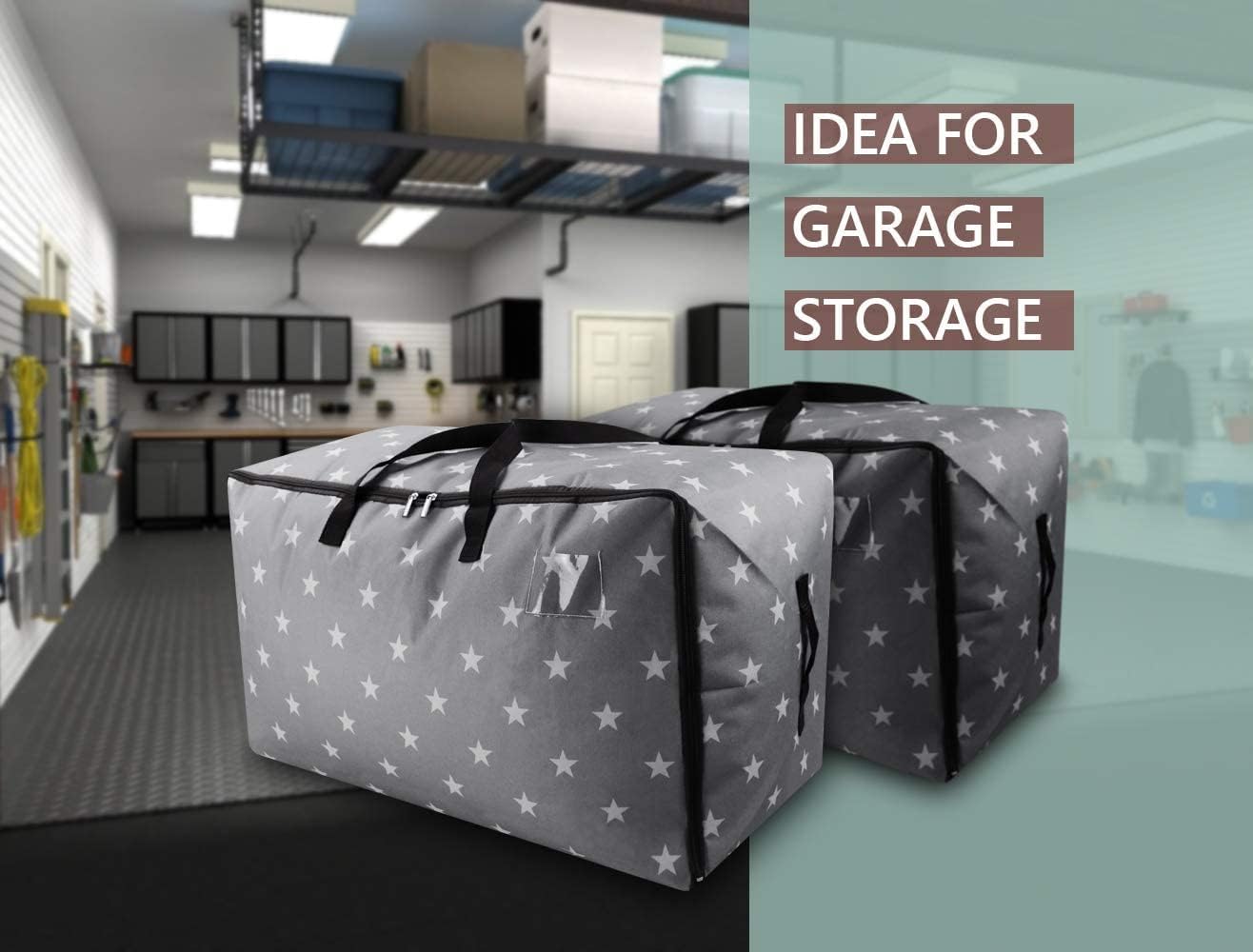 3-Side Zip Open Storage Bag for Christmas Trees & Party Ornaments - 27.5x16.5x13.8, Black Dots