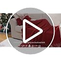 Battilo Red 50x60 in. Fringe Throw Blanket for Couch & Sofa – Boho Christmas Decor