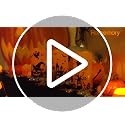 Homemory Halloween Waterproof Flameless LED Pillar Candle with Timer Remote – Castles, Witches, Pumpkins