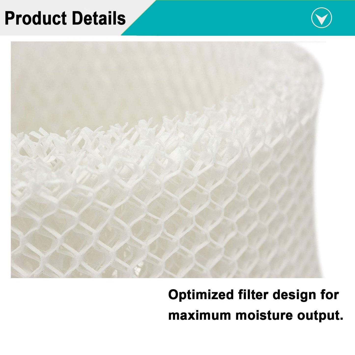 Lemige 6 Pack HAC-504 Humidifier Filters for Honeywell Humidifier HAC-504, HAC-504AW, HAC504V1, HCM350, HCM-350W, HCM-300T, HCM-315T, HCM-600, HCM-710, Replacement Filter A,