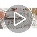 Silverware Set for 8 - 40-Piece Forged Stainless Steel Flatware with Mirror Finish - Dishwasher Safe