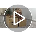 Montessori Toddler Table and Chair Set with Storage - Log Variation