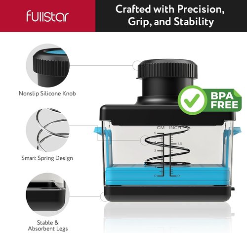 Fullstar Chopper & Tofu Press Bundle - Versatile Kitchen Tools for Effortless Meal Prep