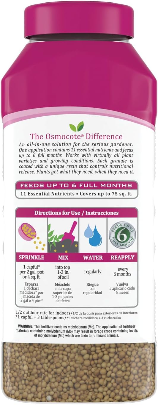 Osmocote Smart-Release Plant Food - Granular Fertilizer with 11 Nutrients for Indoor & Outdoor Plants | 2 lbs.