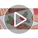 Gilprop 3 Pcs Chef Gingerbread Christmas Kitchen Curtain and Valance