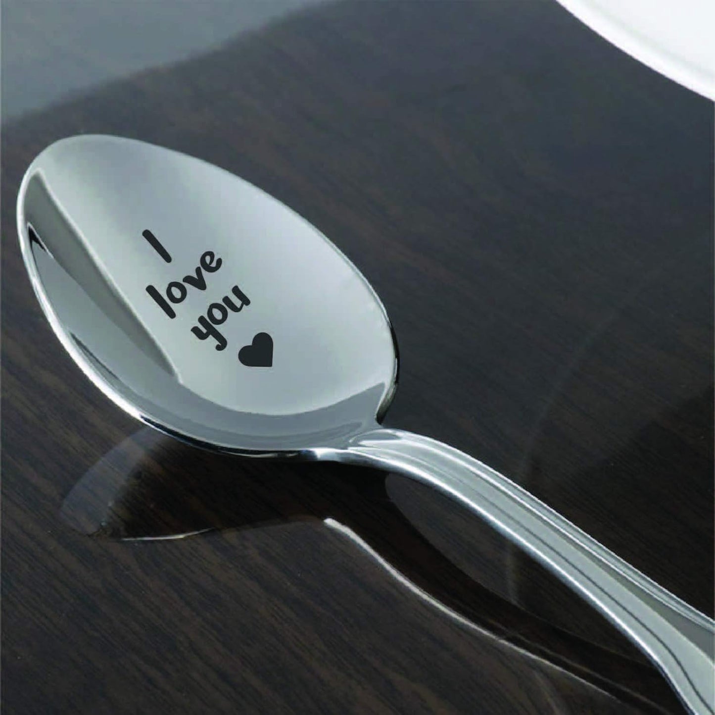 Engraved Spoon Gift for Couples - I Love You More | Perfect for Valentine's, Birthdays & Anniversaries