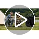 Large Reusable Grocery Bag on Wheels - Foldable Rolling Tote with 3 Handles, Zipper Closure, Heavy Duty 5 Wheels, Capacity 76 lbs - Black (Variation: Large / Black)