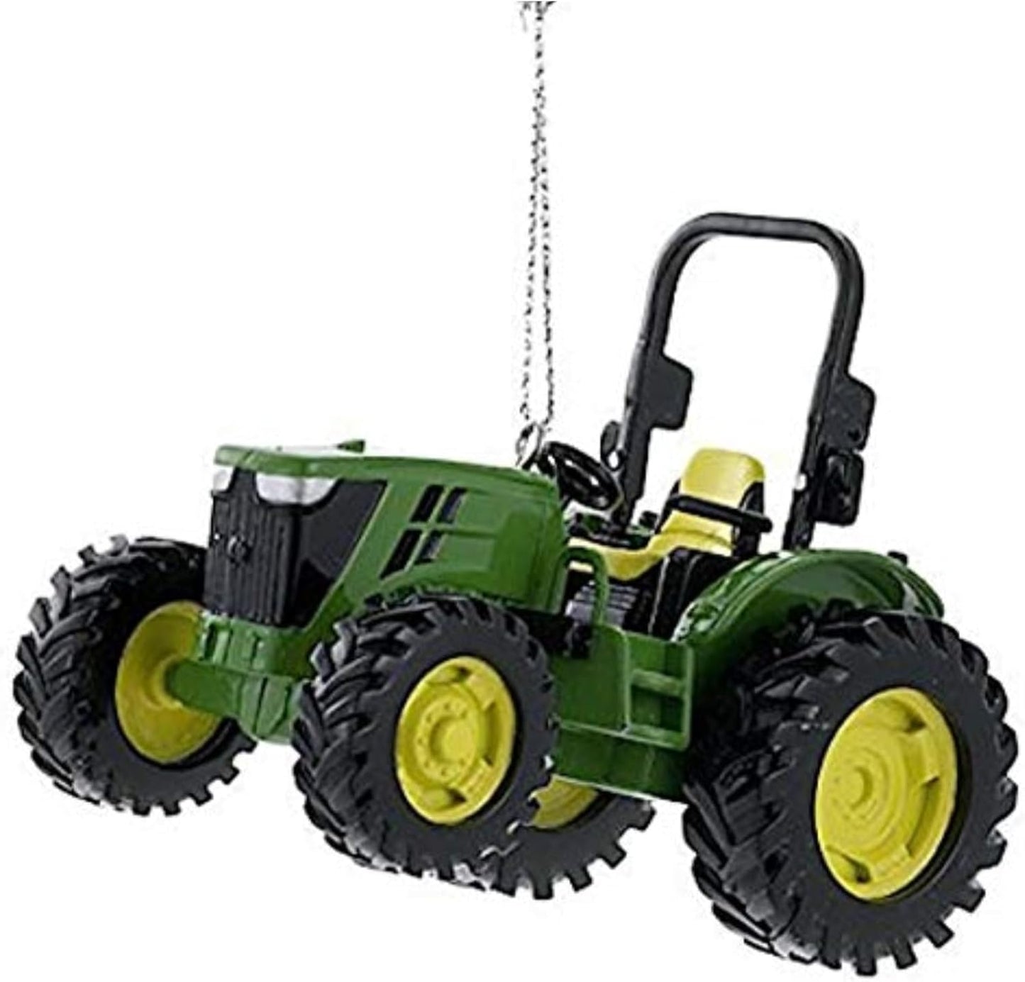 John Deere Utility Tractor Christmas Tree Ornament - Durable Plastic Holiday Decor