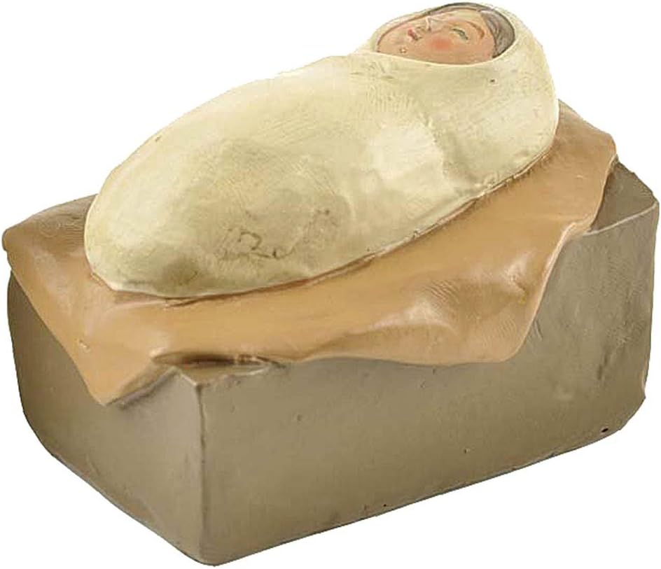 Miniature Holy Family Nativity Figurine - 2.56 Inch Tabletop Christmas Decoration
