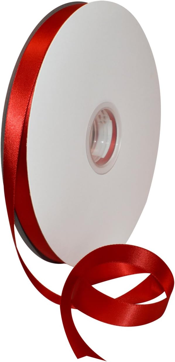 Rosy Mauve Double Face Satin Ribbon 3/8" x 100 YD - Perfect for Gift Wrapping, Crafts & Weddings