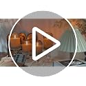 Green Glass Flameless Candles with Remote - Set of 4 LED Pillar Candles with Timer