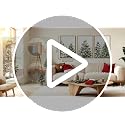 Large Framed Christmas Tree Wall Art - Winter Snowy Pine Scene, 24x36 Inches, Holiday Decor