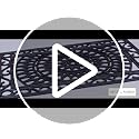 Gatsby Rubber Doormat 30x48 Inches - Heavy-Duty Non-Slip Indoor Outdoor Mat with Scroll Design - Variation of Doormat 2'6" x 4'