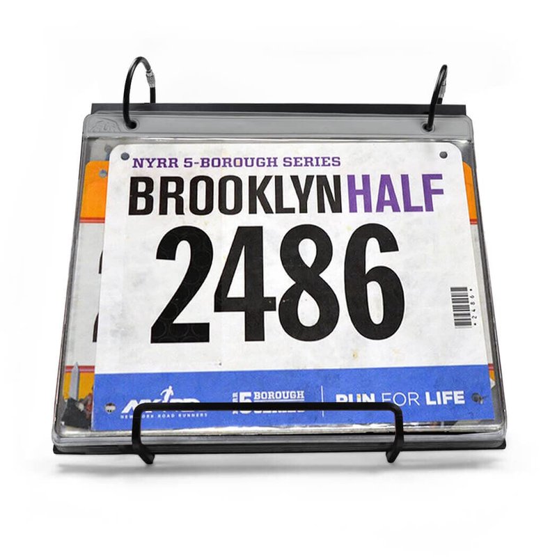 Gone For a Run BibFOLIO Race Bib Album - Race Bib Holder for Runners - Run Your Terrain