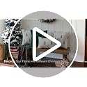 MIULEE 18x18 Inch Faux Fur Pillow Covers Set of 2 White Green Embroidered Christmas Tree