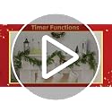 TurnOn 6 ft Prelit Real Touch Cedar Garland with 20 LEDs and Timer