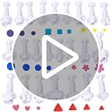 Crethinkaty 24pcs Fondant Plunger Cutters Set for Cake Decorating - Heart, Flower, Star, Geometric Shapes